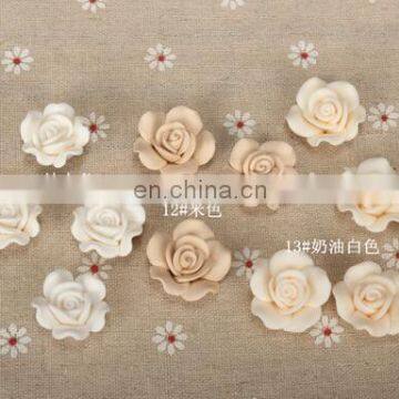 26125 23mm Fashion Cartoon Polymer Clay Flower Beads photo-3