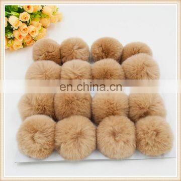 2016 Beautiful and Softly Colorful Fur Ball Real Rabbit Fur Pom Pom Craft photo-5