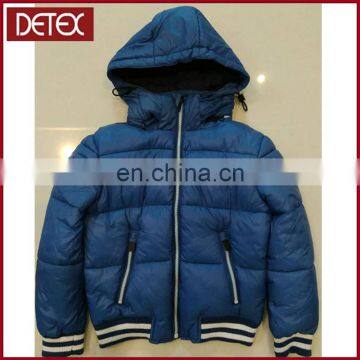 Royal Blue Hooded Winter Down Coat Snowed Kids Jacket