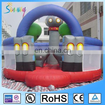 Alien Theme Inflatable Bouncer For Kids