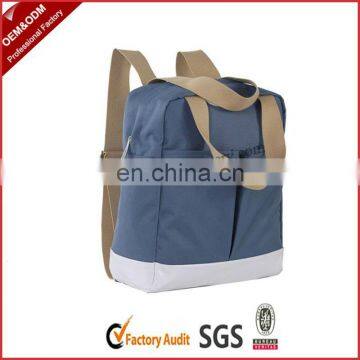 Plain polyester school backbag for magazine promotion