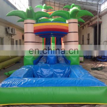 Guangzhou TOP inflatable kids park slides inflatable funny track slide on sale