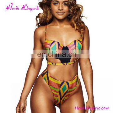 2017 Factory South Africa Printed Swimwear Women Sexy One-Piece Bathing Suit photo-2