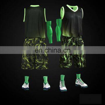 2016 Latest Design Men Sublimation Basketball Jersey Sets 100% Polyester photo-6