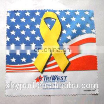 logo printed microfiber lens cleaning cloth