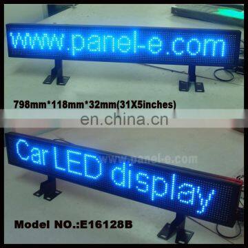 LED Moving Sign Display for Car Use/taxi ,programme Advertising Panel photo-3