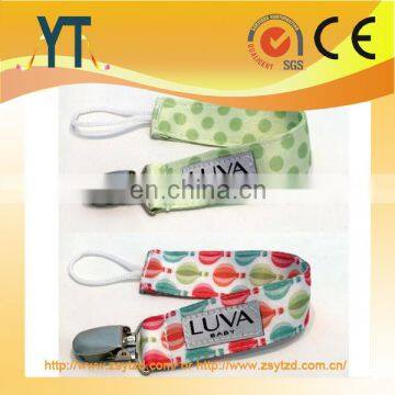 2017 Custom Paci Clip, Toy Leash, Binky Leash, Wholesale Good Quality BPA Free Baby Silicon Pacifier Clips photo-6