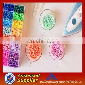 EVA environmental kids funny Plastic perler bead crafts 3mm hama beads for free sample