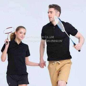 Wholesale men's Polo shirts logo printed promotion uniforms