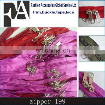 waterproof zipper luggage zipper nylon zipper