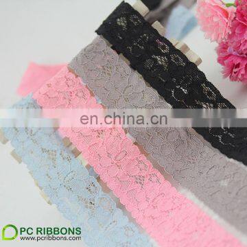 PC 26mm high quality elastic lace fabric for garment