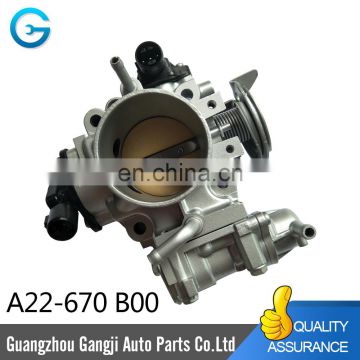 High Quality Throttle Body Assembly TPS A22-670B00 for Hond a