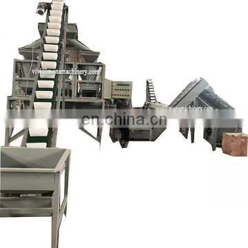 High efficiency professional walnut removing machine/dry walnut shell shucking machine