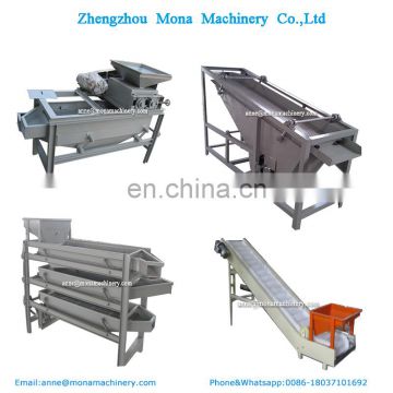 Almond shelling Apricot cracker Hazelnut cracking Machine almond sheller processing line