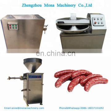 Automatic Hot Dog Making Machine/pork 1 to 3 Tons per Day Sausage Production Line Tel: 008618037101692