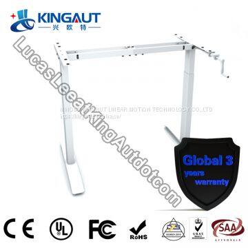 manual sit stand desk/ height adjustable desk