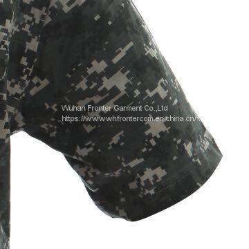 Fronter Produce FS011 Woodland Camo t Shirt With Collar photo-3