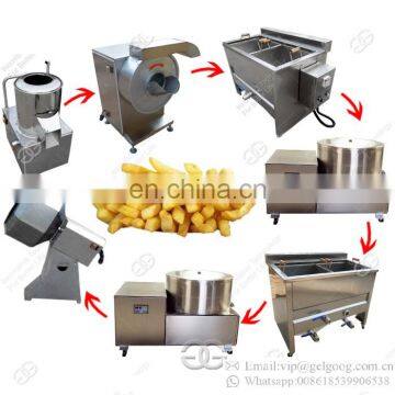 Small Scale French Fries Making Machine Potato Chips Line Price photo-2