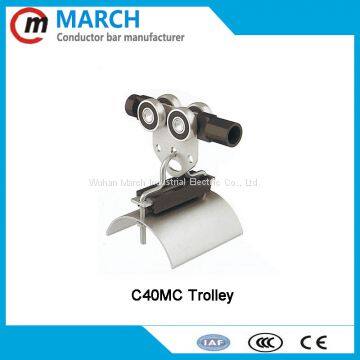 China factory supply festoon c-track cable trolley C40 C63 i-BEAM