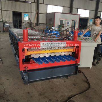 New Roof Use Double Layer IBR Profile Steel Roofing Sheet Roll Forming Machinery photo-3