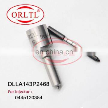 ORLTL High Pressure Injector Nozzle DLLA143P2468 (0433172468) Diesel Parts Nozzle DLLA 143 P 2468 For Bosh 0445120384