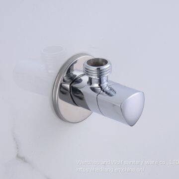 All Copper Cold and Hot Triangle Valve Octagon Valve Water Stop Valve photo-3