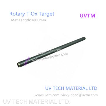 TiOx target Titanium Oxide rotary sputtering target for magnetron sputter low e glass and reflective glass coating nano thin film