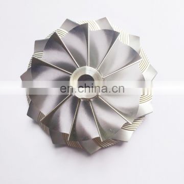 S400 171691 74.53/101.44mm 11+0 blades cutback:5.00 milling/aluminum 2618/billet compressor wheel