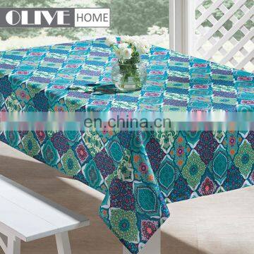 Flowers Fruits Series Printed Spun Polyester LinenTablecloth Rectangle Wholesale Table Linen photo-4