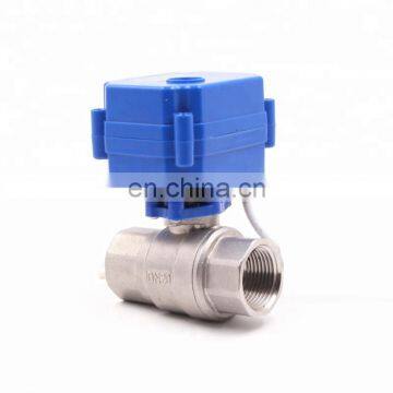 2way 15n Motorized Ball Valve Mini Electric 3v 5v 6v 12v 24v 110v 220v Actuator Water Control Valve photo-2