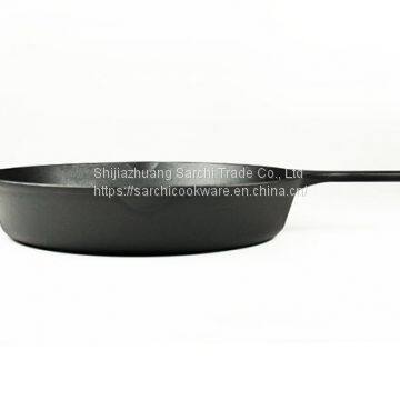 Hot Sale 12 Inch Cast Iron Skillet Fry Pan, Wholesale Cast Iron Cookware, Polished Cast Iron Skillet