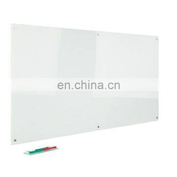 Frameless Glass Whiteboard in Various Sizes and Colours With Whiteboard Magnetic Eraser photo-4