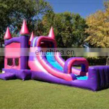 2019 hot sale inflatable combo / inflatable bouncer with slide / inflatable castle with slide