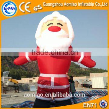 Customized inflatable homer santa, 25ft christmas inflatable santa claus balloon