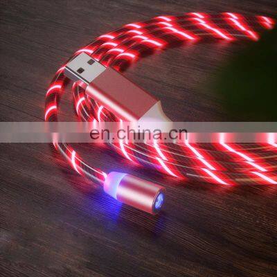 Golden SKY Colorful data line Newest 2020 shenzhen Fast Charging Line Nylon 1m Mobile Phone magnetic suction shenzhen data line