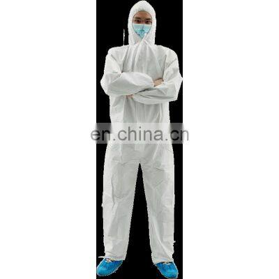 Cheap Cleaning and Printing Coveralls with Hood for single use