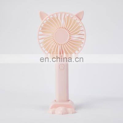 2022 New Arrival For Summer 3000mAh Large Battery Capacity Multifunctional USB Rechargeable Foldable Mini Fan photo-2