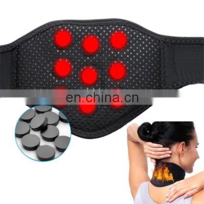 2021 Tourmaline Belt Self-Heating Neck Magnetic Therapy Neck Guard Collar Protection For Dropshipping