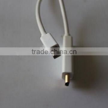 White Colour DisplayPort Mini DP To HD Cable photo-2