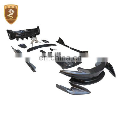 600LT Style Dry Carbon Fiber Body Kit Front Bumper Lip For Mclaren 540C 570S 570GT 2015-2018