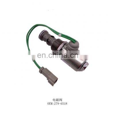 279-6518 2796518 Excavator solenoid valve for electric parts  fuel Shut Off /stop Solenoid valve