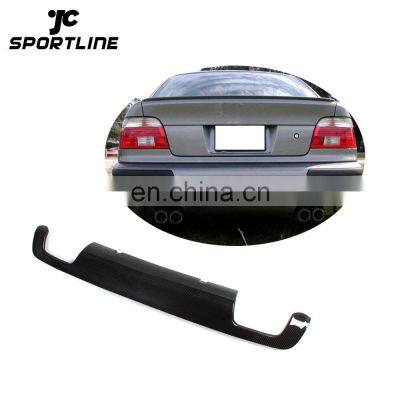 1996-2003 Carbon Fiber E39 M5 Rear Bumper Lip Diffuser for BMW 535i 525i 528i 530i