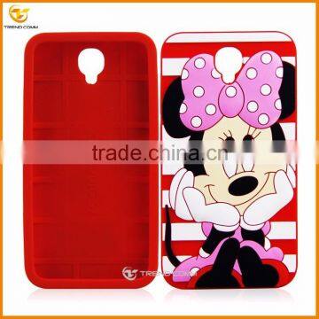 for Alcatel OT6037 Soft Silicon Caes Cover photo-3