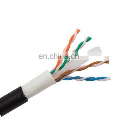 Cat6 23awg 0.56mm Pure Copper Pvc+pe Double Sheath 100m Price Cat 6 Outdoor Cable