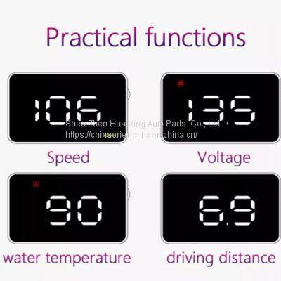 3.5 Inch Head Up Obd2 Car Hud Display With Car Overspeed Alarm photo-2