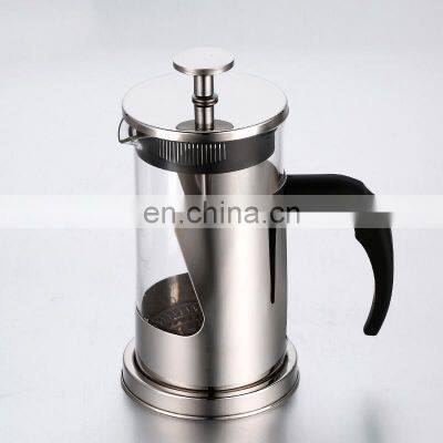 Wholesale 2021 New Style Stay Hot Glass Travel Stainless Steel French Press Coffee Maker