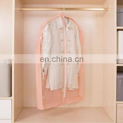 Blue Non Woven Dress Customized Logo Luxury Cover Wedding Gown Clear Suit Custom Garment Bag photo-2