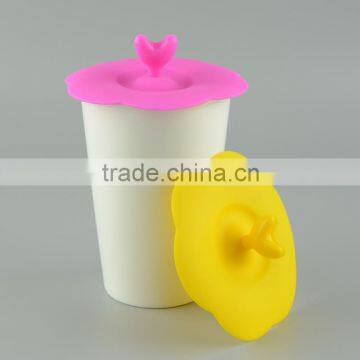 China Supplier Eco Friendly Silicone Cup lid Silicone Rubber Coffee Cup Cover Lid