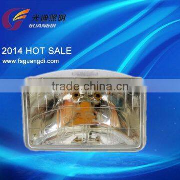 5" Square 12V 24V Sealed Beam for yellow bulb