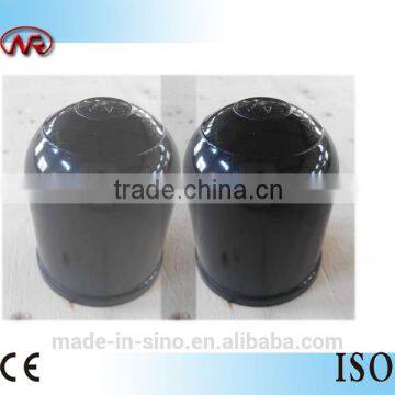 50mm and 1 7/8" black tow ball cover with spring clip